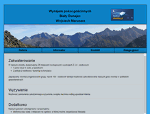 Tablet Screenshot of marusarz.podhale.pl