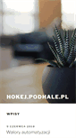 Mobile Screenshot of hokej.podhale.pl